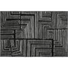 Piper Looms Mayfield Geometric AMF1045 Black Machine Washable Area Rug Scatter Main Image
