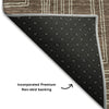 Piper Looms Mayfield Geometric AMF1045 Brown Machine Washable Area Rug Backing Image