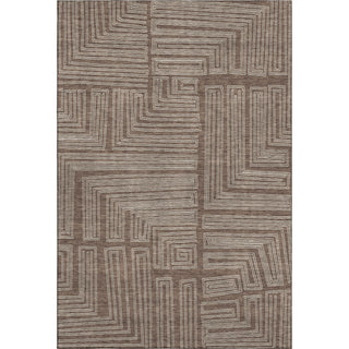 Piper Looms Mayfield Geometric AMF1045 Brown Machine Washable Area Rug main image