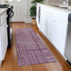 Piper Looms Mayfield Geometric AMF1045 Eggplant Machine Washable Area Rug Runner Lifestyle Image Feature