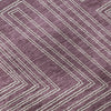 Piper Looms Mayfield Geometric AMF1045 Eggplant Machine Washable Area Rug Swatch Image