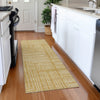 Piper Looms Mayfield Geometric AMF1045 Gold Machine Washable Area Rug Runner Lifestyle Image Feature
