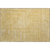 Piper Looms Mayfield Geometric AMF1045 Gold Machine Washable Area Rug Scatter Main Image