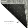 Piper Looms Mayfield Geometric AMF1045 Gray Machine Washable Area Rug Backing Image