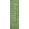 Piper Looms Mayfield Geometric AMF1045 Green Machine Washable Area Rug Runner Main Image