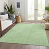 Piper Looms Mayfield Geometric AMF1045 Mint Machine Washable Area Rug Lifestyle Image Feature