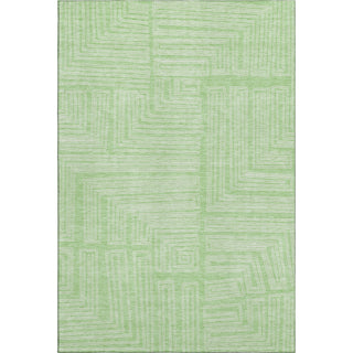 Piper Looms Mayfield Geometric AMF1045 Mint Machine Washable Area Rug main image