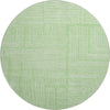 Piper Looms Mayfield Geometric AMF1045 Mint Machine Washable Area Rug Round Main Image