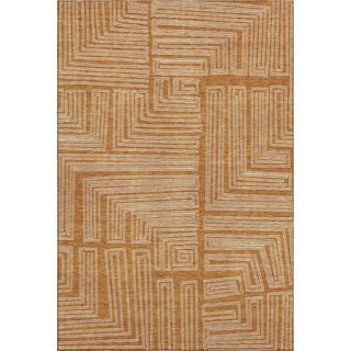 Piper Looms Mayfield Geometric AMF1045 Paprika Machine Washable Area Rug main image