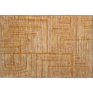 Piper Looms Mayfield Geometric AMF1045 Paprika Machine Washable Area Rug Scatter Main Image