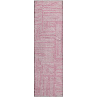 Piper Looms Mayfield Geometric AMF1045 Pink Machine Washable Area Rug Runner Main Image