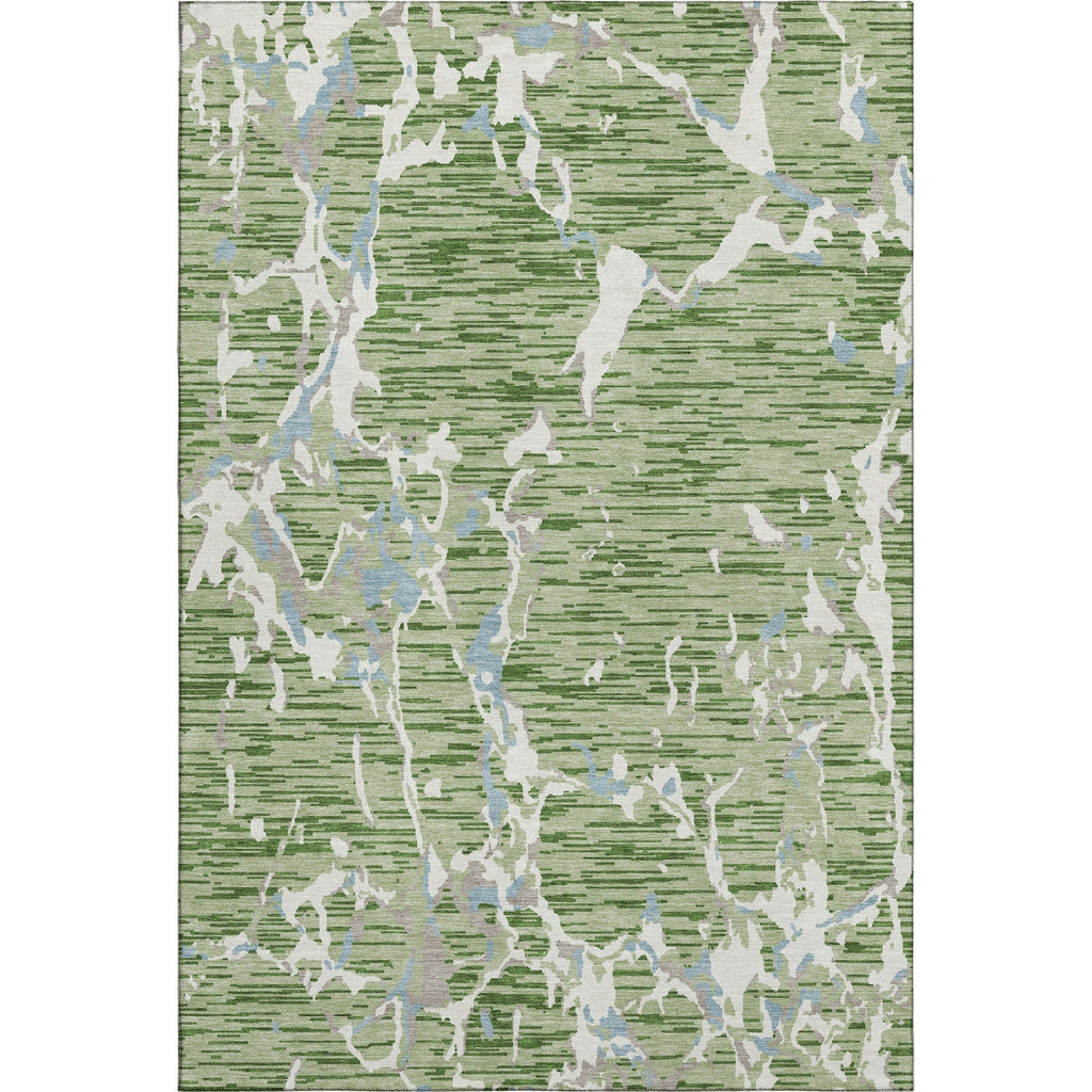 Piper Looms Mayfield Stripes AMF1046 Aloe Machine Washable Area Rug main image