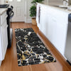 Piper Looms Mayfield Stripes AMF1046 Black Machine Washable Area Rug Runner Lifestyle Image Feature
