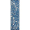 Piper Looms Mayfield Stripes AMF1046 Blue Machine Washable Area Rug Runner Main Image