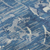 Piper Looms Mayfield Stripes AMF1046 Blue Machine Washable Area Rug Swatch Image