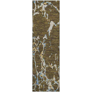 Piper Looms Mayfield Stripes AMF1046 Coffee Machine Washable Area Rug Runner Main Image