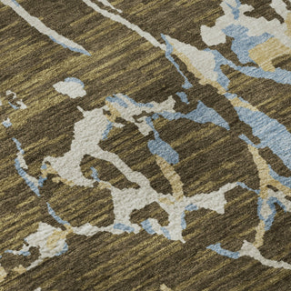 Piper Looms Mayfield Stripes AMF1046 Coffee Machine Washable Area Rug Swatch Image