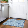 Piper Looms Mayfield Stripes AMF1046 Denim Machine Washable Area Rug Scatter Lifestyle Image Feature