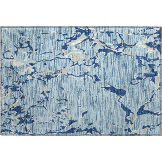 Piper Looms Mayfield Stripes AMF1046 Denim Machine Washable Area Rug Scatter Main Image