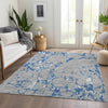 Piper Looms Mayfield Stripes AMF1046 Gray Machine Washable Area Rug Lifestyle Image Feature