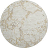 Piper Looms Mayfield Stripes AMF1046 Ivory Machine Washable Area Rug Round Main Image
