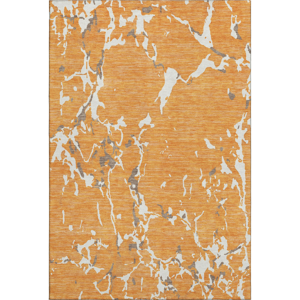 Piper Looms Mayfield Stripes AMF1046 Orange Machine Washable Area Rug main image