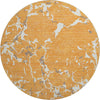 Piper Looms Mayfield Stripes AMF1046 Orange Machine Washable Area Rug Round Main Image