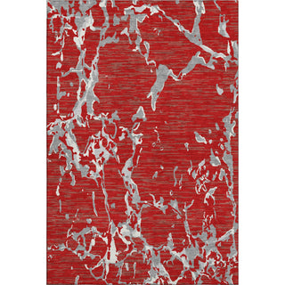 Piper Looms Mayfield Stripes AMF1046 Red Machine Washable Area Rug main image