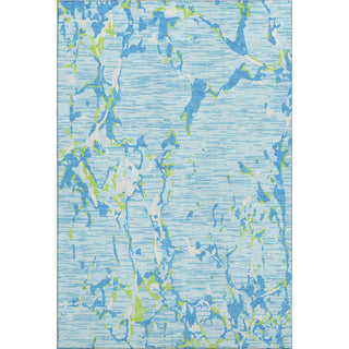 Piper Looms Mayfield Stripes AMF1046 Sky Machine Washable Area Rug main image