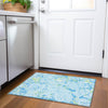 Piper Looms Mayfield Stripes AMF1046 Sky Machine Washable Area Rug Scatter Lifestyle Image Feature