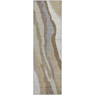 Piper Looms Mayfield Waves AMF1047 Beige Machine Washable Area Rug Runner Main Image