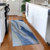 Piper Looms Mayfield Waves AMF1047 Blue Machine Washable Area Rug Runner Lifestyle Image Feature