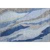Piper Looms Mayfield Waves AMF1047 Blue Machine Washable Area Rug Scatter Main Image