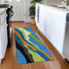 Piper Looms Mayfield Waves AMF1047 Denim Machine Washable Area Rug Runner Lifestyle Image Feature