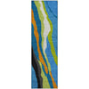 Piper Looms Mayfield Waves AMF1047 Denim Machine Washable Area Rug Runner Main Image