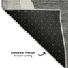 Piper Looms Mayfield Waves AMF1047 Gray Machine Washable Area Rug Backing Image