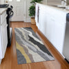 Piper Looms Mayfield Waves AMF1047 Gray Machine Washable Area Rug Runner Lifestyle Image Feature