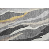 Piper Looms Mayfield Waves AMF1047 Gray Machine Washable Area Rug Scatter Main Image