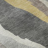 Piper Looms Mayfield Waves AMF1047 Gray Machine Washable Area Rug Swatch Image