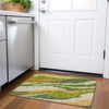 Piper Looms Mayfield Waves AMF1047 Green Machine Washable Area Rug Scatter Lifestyle Image Feature