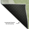 Piper Looms Mayfield Waves AMF1047 Mint Machine Washable Area Rug Backing Image