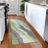 Piper Looms Mayfield Waves AMF1047 Mint Machine Washable Area Rug Runner Lifestyle Image Feature