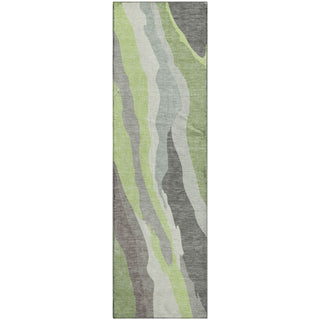 Piper Looms Mayfield Waves AMF1047 Mint Machine Washable Area Rug Runner Main Image