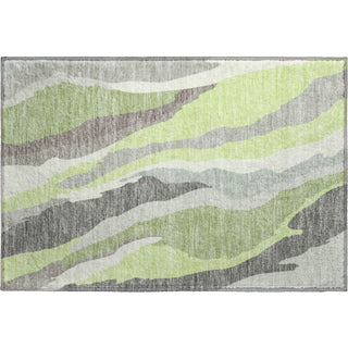 Piper Looms Mayfield Waves AMF1047 Mint Machine Washable Area Rug Scatter Main Image