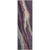 Piper Looms Mayfield Waves AMF1047 Plum Machine Washable Area Rug Runner Main Image