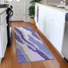 Piper Looms Mayfield Waves AMF1047 Purple Machine Washable Area Rug Runner Lifestyle Image Feature