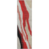Piper Looms Mayfield Waves AMF1047 Red Machine Washable Area Rug Runner Main Image