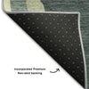 Piper Looms Mayfield Waves AMF1047 Sage Machine Washable Area Rug Backing Image