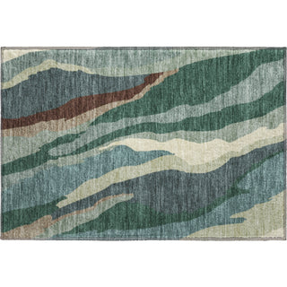 Piper Looms Mayfield Waves AMF1047 Sage Machine Washable Area Rug Scatter Main Image