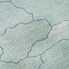 Piper Looms Mayfield Lines AMF1048 Aqua Machine Washable Area Rug Swatch Image